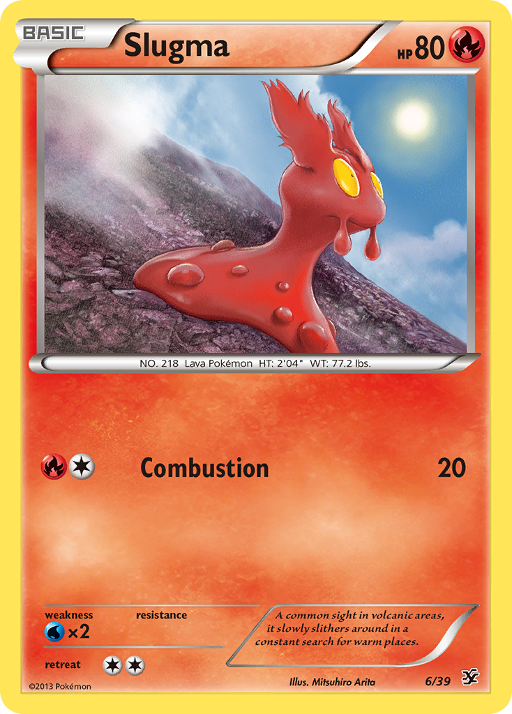 Slugma (6/39) [XY: Kalos Starter Set] | Cracking-Singles