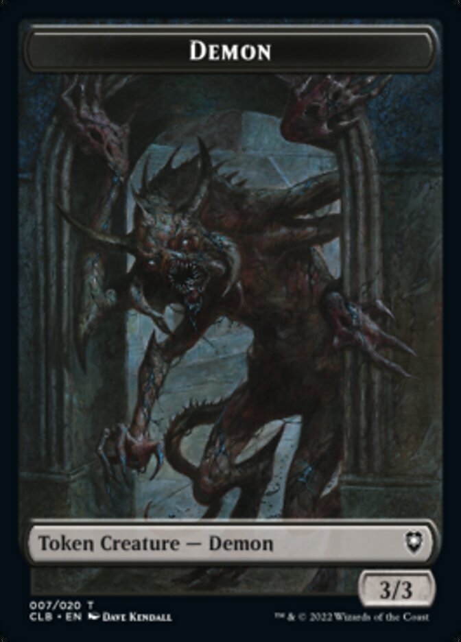 Demon Token [Commander Legends: Battle for Baldur's Gate Tokens] | Cracking-Singles