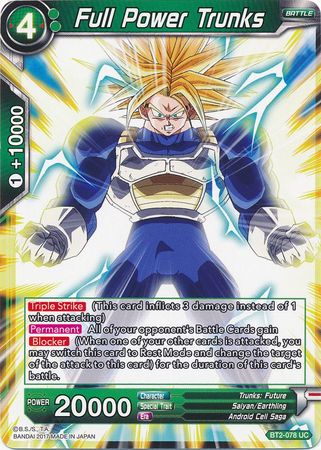 Full Power Trunks [BT2-078] | Cracking-Singles