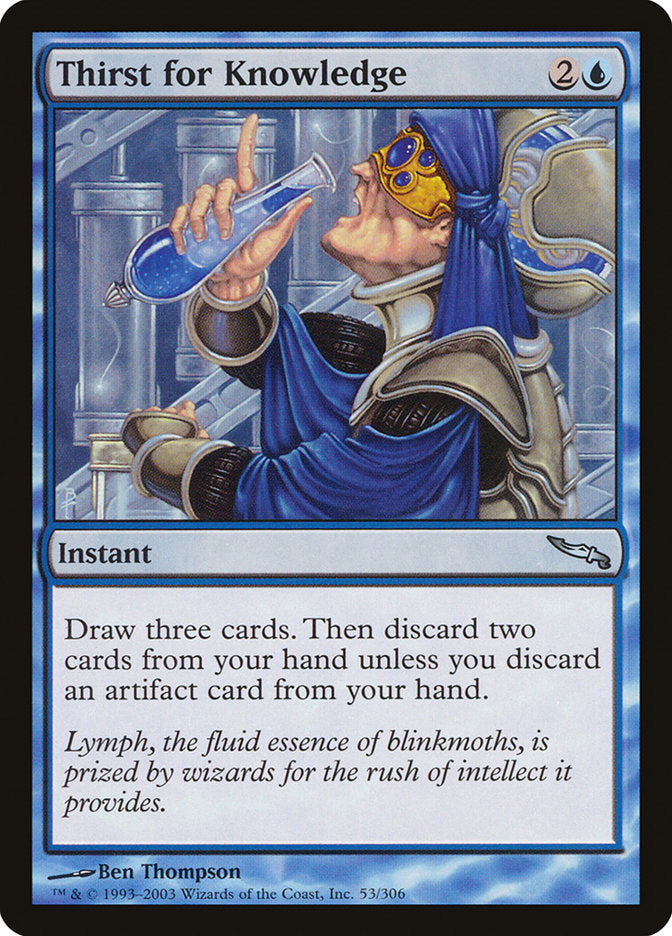 Thirst for Knowledge [Mirrodin] | Cracking-Singles