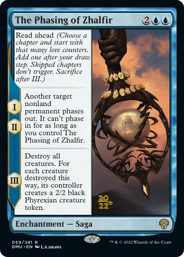 The Phasing of Zhalfir [Dominaria United Prerelease Promos] | Cracking-Singles