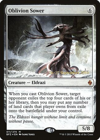 Oblivion Sower [Battle for Zendikar Prerelease Promos] | Cracking-Singles