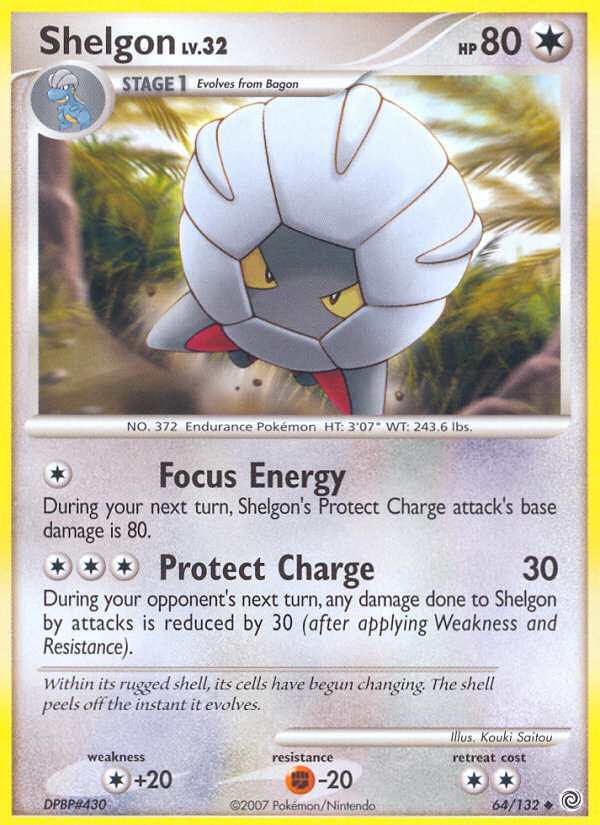 Shelgon (64/132) [Diamond & Pearl: Secret Wonders] | Cracking-Singles