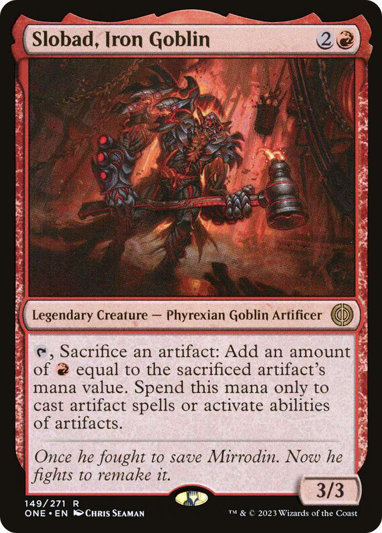 Slobad, Iron Goblin [Phyrexia: All Will Be One] | Cracking-Singles