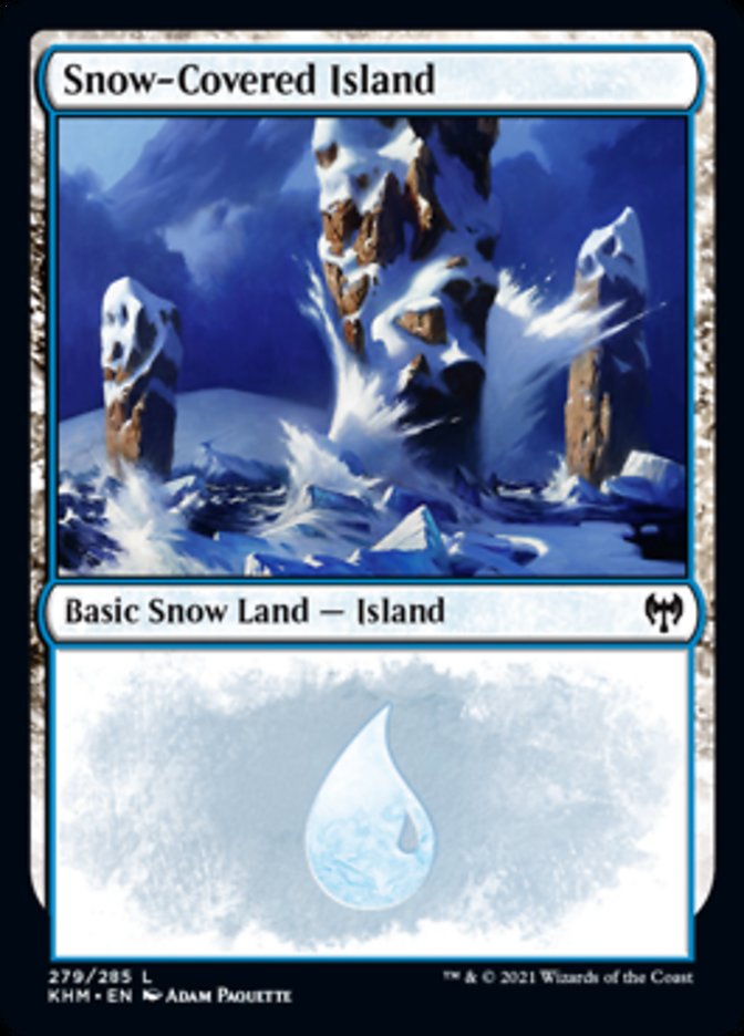 Snow-Covered Island (279) [Kaldheim] | Cracking-Singles