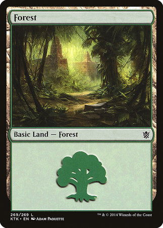 Forest (269) [Khans of Tarkir] | Cracking-Singles