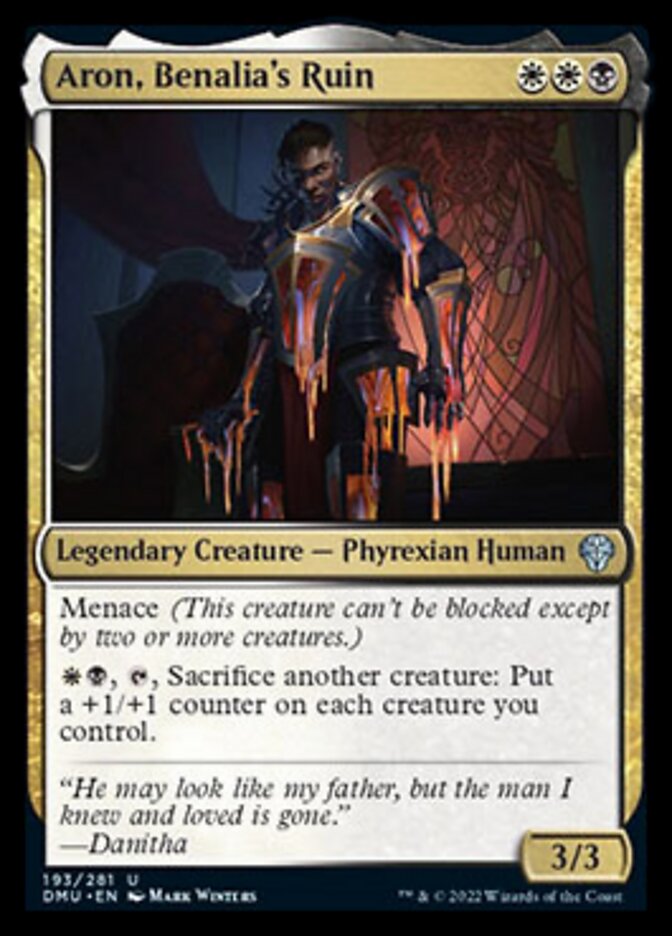 Aron, Benalia's Ruin [Dominaria United] | Cracking-Singles