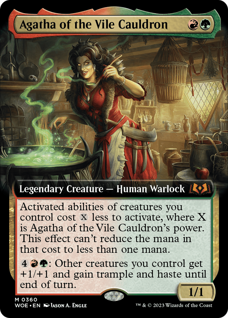 Agatha of the Vile Cauldron (Extended Art) [Wilds of Eldraine] | Cracking-Singles