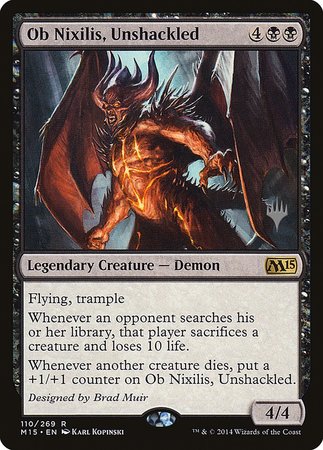 Ob Nixilis, Unshackled [Magic 2015 Promos] | Cracking-Singles