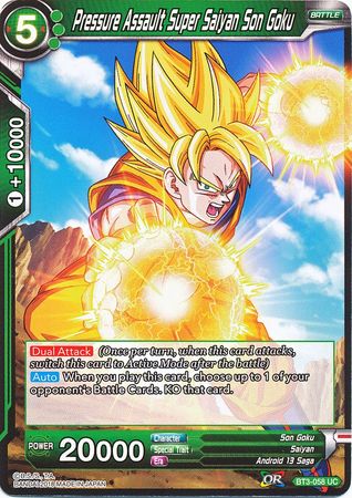 Pressure Assault Super Saiyan Son Goku [BT3-058] | Cracking-Singles