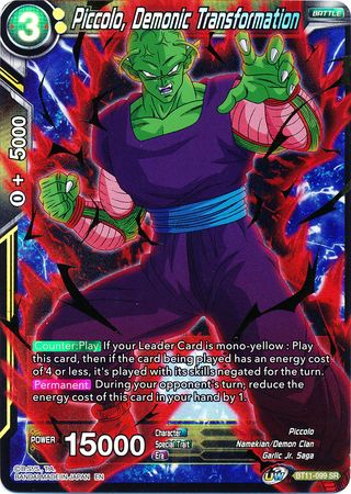 Piccolo, Demonic Transformation [BT11-099] | Cracking-Singles