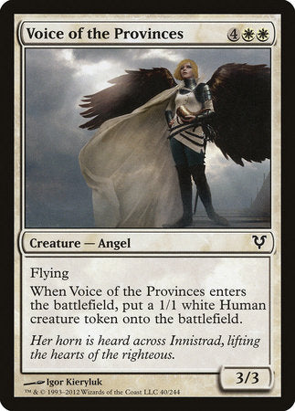 Voice of the Provinces [Avacyn Restored] | Cracking-Singles