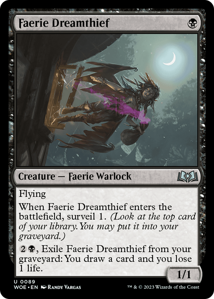 Faerie Dreamthief [Wilds of Eldraine] | Cracking-Singles