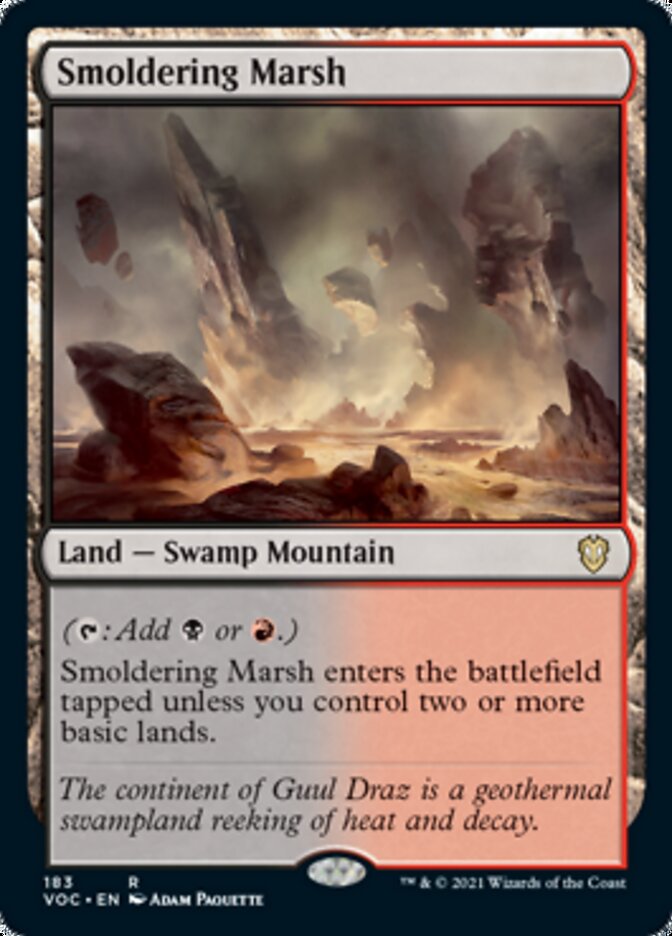 Smoldering Marsh [Innistrad: Crimson Vow Commander] | Cracking-Singles