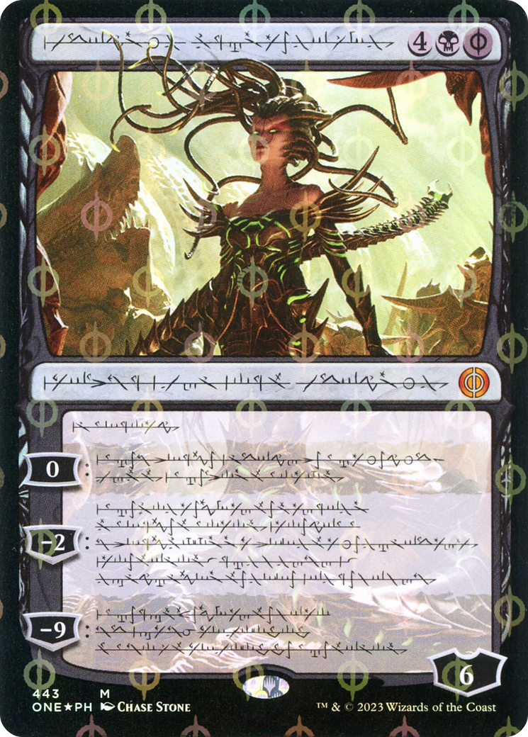 Vraska, Betrayal's Sting (Phyrexian Step-and-Compleat Foil) [Phyrexia: All Will Be One] | Cracking-Singles