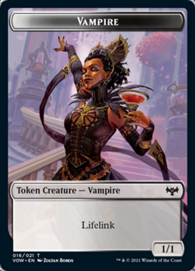 Vampire Token (016) [Innistrad: Crimson Vow Tokens] | Cracking-Singles