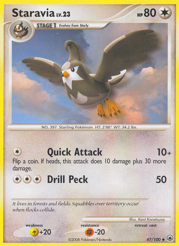 Staravia (47/100) [Diamond & Pearl: Majestic Dawn] | Cracking-Singles