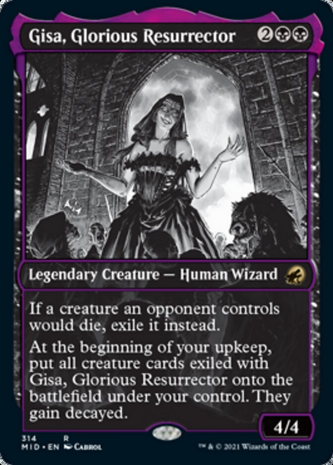 Gisa, Glorious Resurrector (Showcase Eternal Night) [Innistrad: Midnight Hunt] | Cracking-Singles