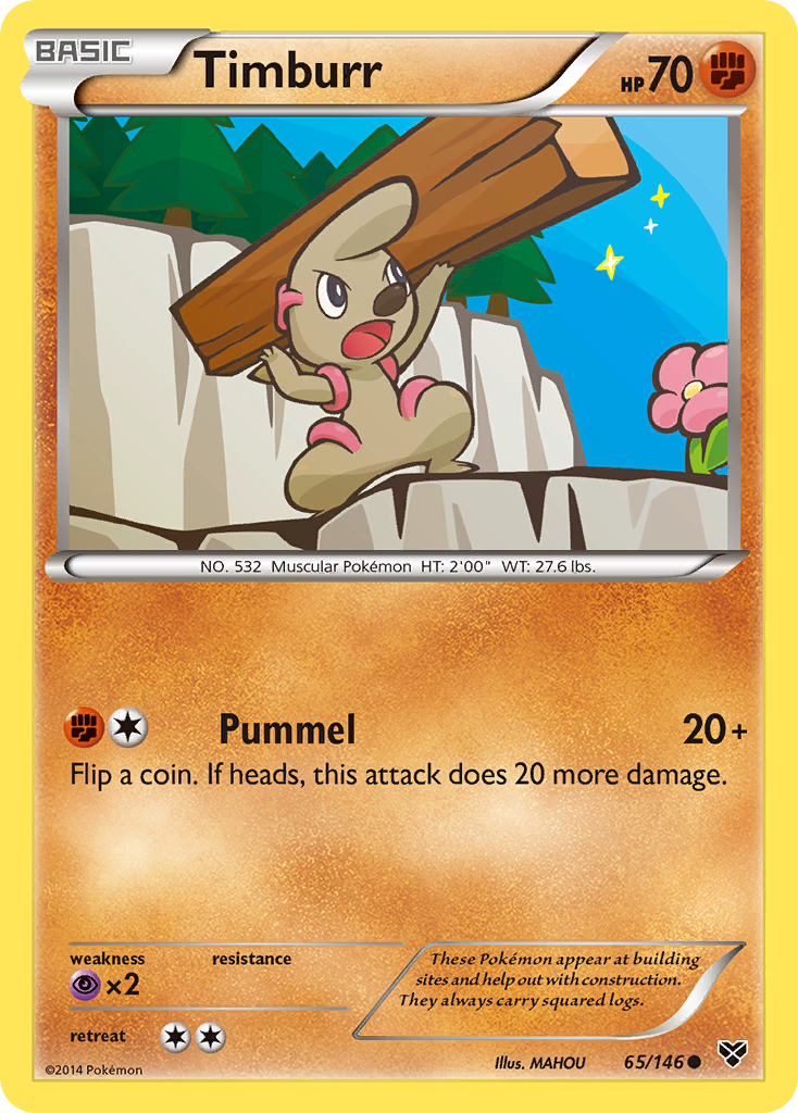 Timburr (65/146) [XY: Base Set] | Cracking-Singles