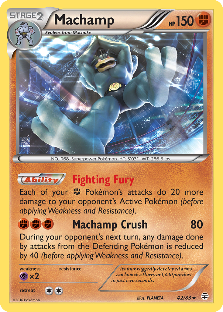 Machamp (42/83) [XY: Generations] | Cracking-Singles