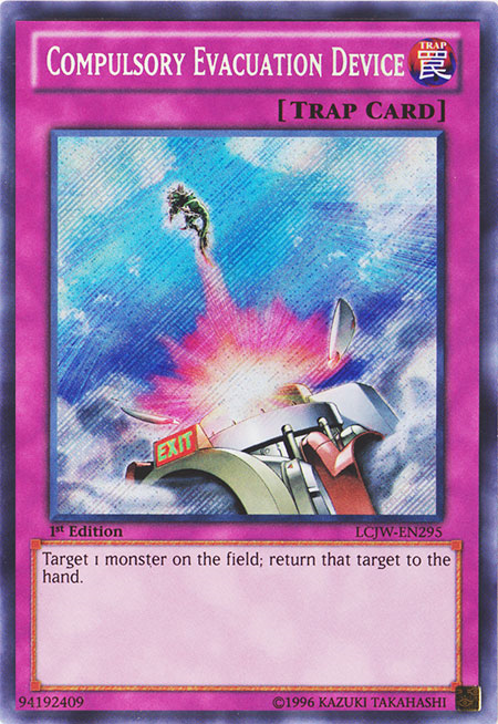 Compulsory Evacuation Device [LCJW-EN295] Secret Rare | Cracking-Singles