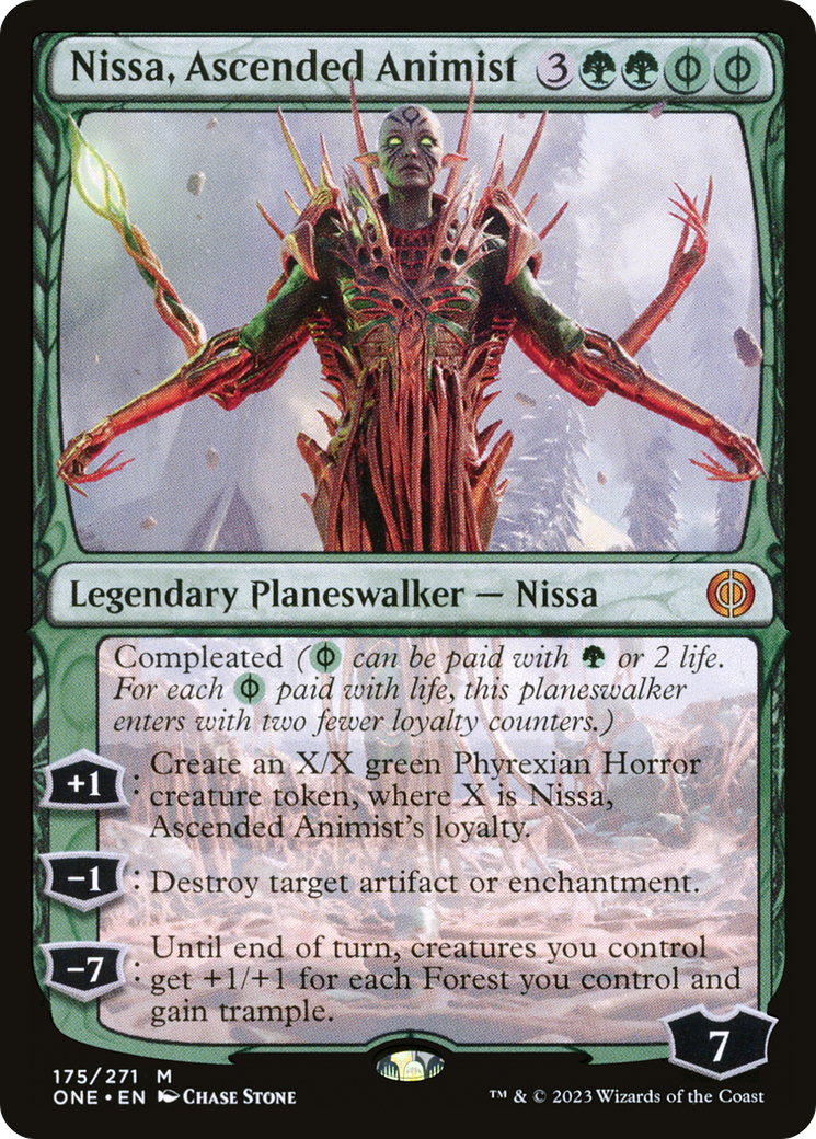 Nissa, Ascended Animist [Phyrexia: All Will Be One] | Cracking-Singles