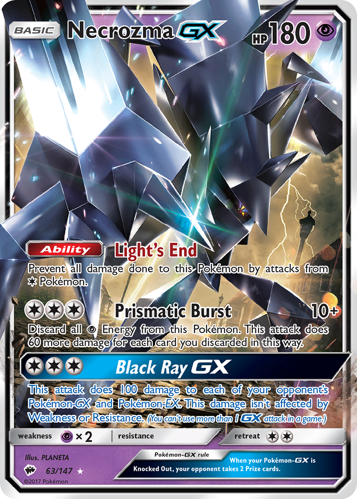 Necrozma GX (63/147) [Sun & Moon: Burning Shadows] | Cracking-Singles