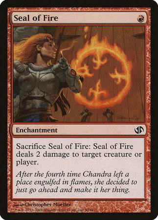 Seal of Fire [Duel Decks: Jace vs. Chandra] | Cracking-Singles