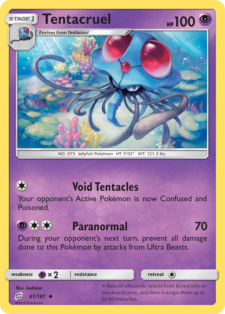 Tentacruel (61/181) [Sun & Moon: Team Up] | Cracking-Singles