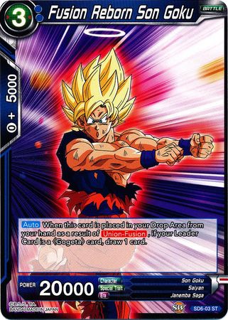 Fusion Reborn Son Goku (Starter Deck - Resurrected Fusion) (SD6-03) [Miraculous Revival] | Cracking-Singles