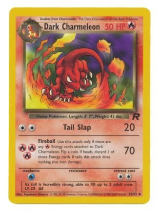 Dark Charmeleon (32/82) (W Stamped Promo) [Team Rocket Unlimited] | Cracking-Singles