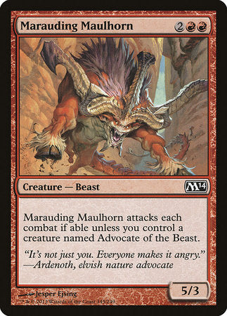 Marauding Maulhorn [Magic 2014] | Cracking-Singles