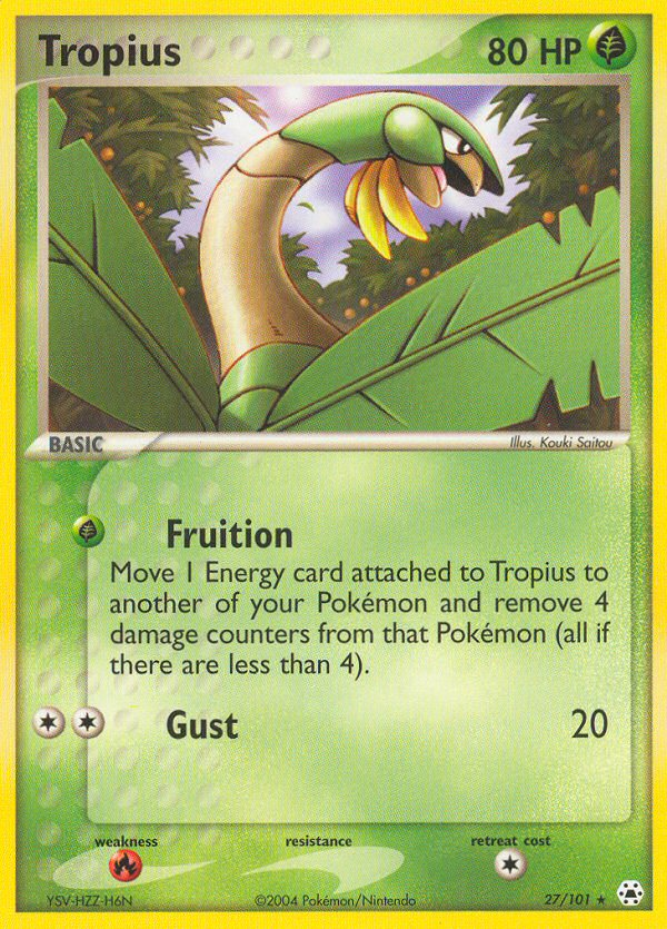 Tropius (27/101) [EX: Hidden Legends] | Cracking-Singles