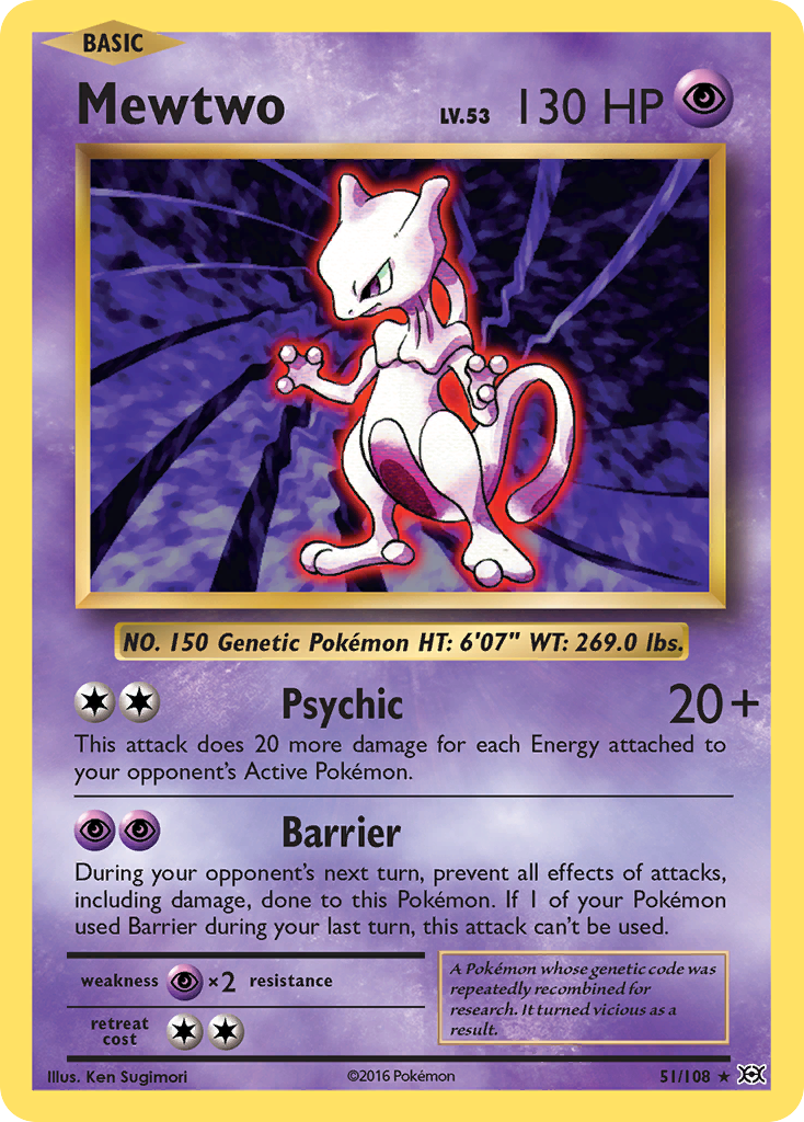 Mewtwo (51/108) [XY: Evolutions] | Cracking-Singles