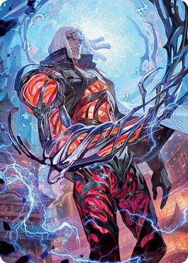 Tezzeret, Betrayer of Flesh Art Card [Kamigawa: Neon Dynasty Art Series] | Cracking-Singles