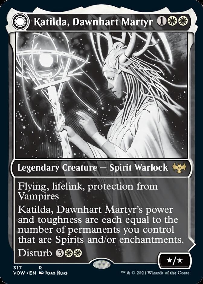 Katilda, Dawnhart Martyr // Katilda's Rising Dawn (Showcase Eternal Night) [Innistrad: Crimson Vow] | Cracking-Singles