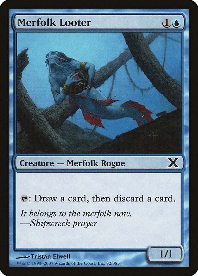 Merfolk Looter [Tenth Edition] | Cracking-Singles