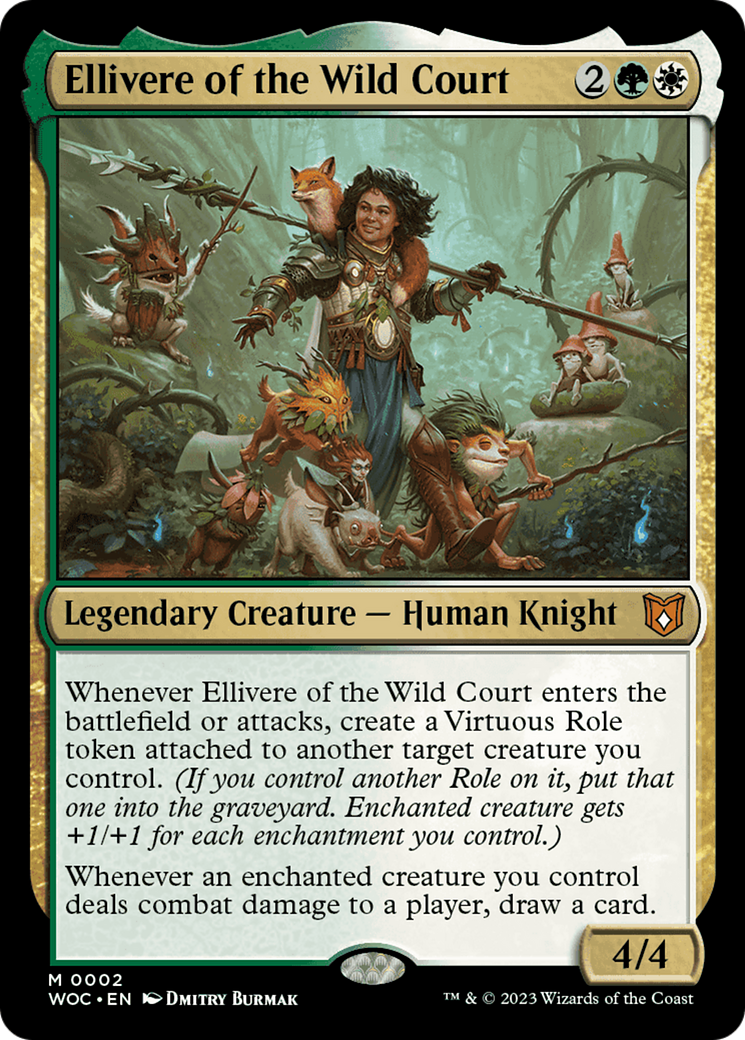 Ellivere of the Wild Court [Wilds of Eldraine Commander] | Cracking-Singles