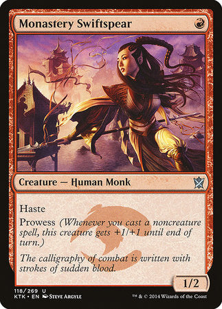 Monastery Swiftspear [Khans of Tarkir] | Cracking-Singles