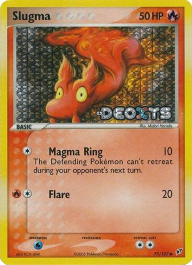 Slugma (75/107) (Stamped) [EX: Deoxys] | Cracking-Singles