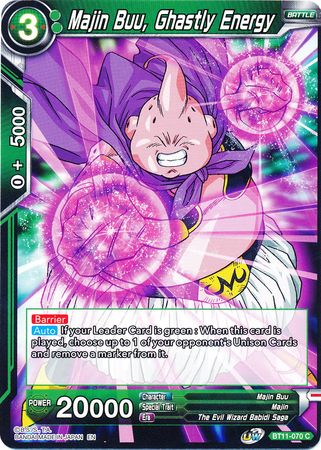 Majin Buu, Ghastly Energy [BT11-070] | Cracking-Singles