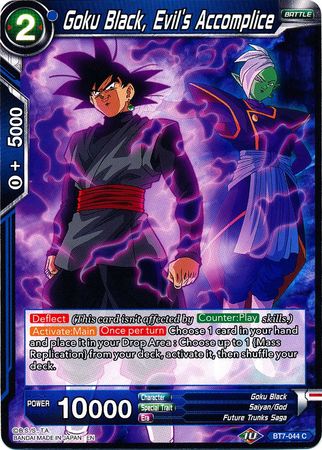 Goku Black, Evil's Accomplice [BT7-044] | Cracking-Singles