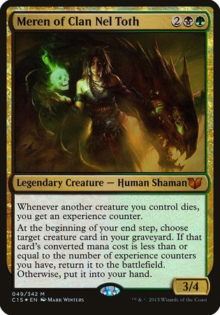 Meren of Clan Nel Toth (Oversized) [Commander 2015 Oversized] | Cracking-Singles