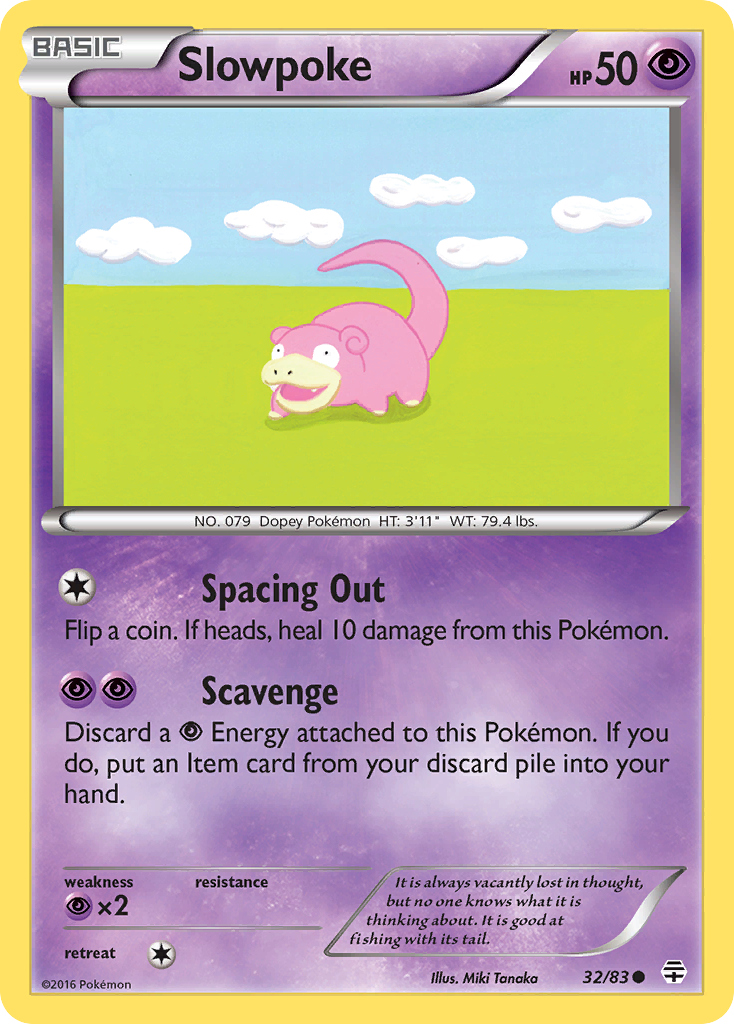 Slowpoke (32/83) [XY: Generations] | Cracking-Singles