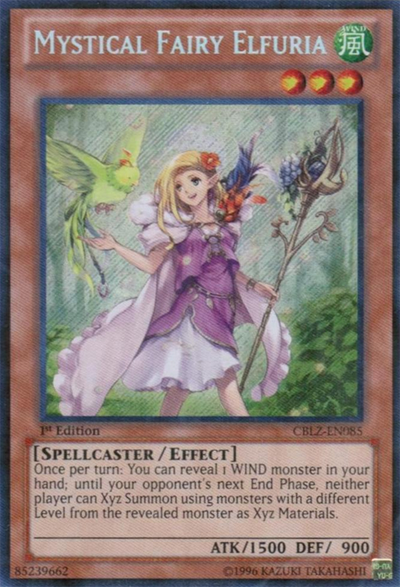 Mystical Fairy Elfuria [CBLZ-EN085] Secret Rare | Cracking-Singles