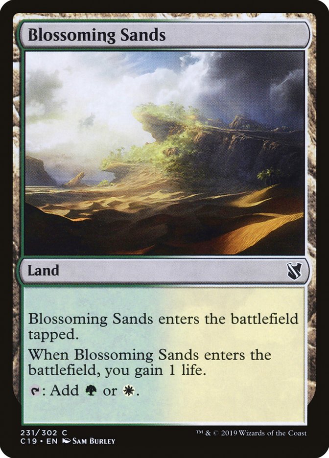 Blossoming Sands [Commander 2019] | Cracking-Singles