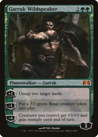 Garruk Wildspeaker [Duels of the Planeswalkers 2009 Promos ] | Cracking-Singles