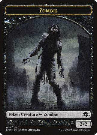 Flip Foil  Zombie Token  [Eldritch Moon Tokens] | Cracking-Singles