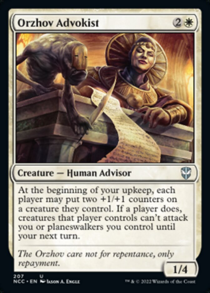 Orzhov Advokist [Streets of New Capenna Commander] | Cracking-Singles