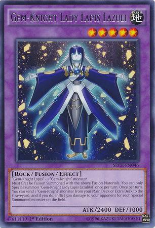 Gem-Knight Lady Lapis Lazuli [SECE-EN046] Rare | Cracking-Singles